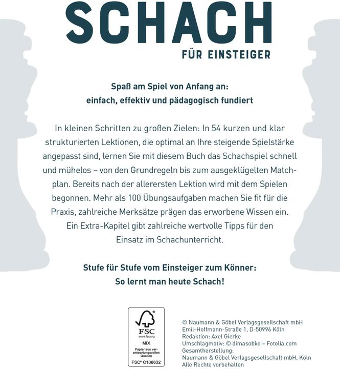 Produktbild Schach für Einsteiger
