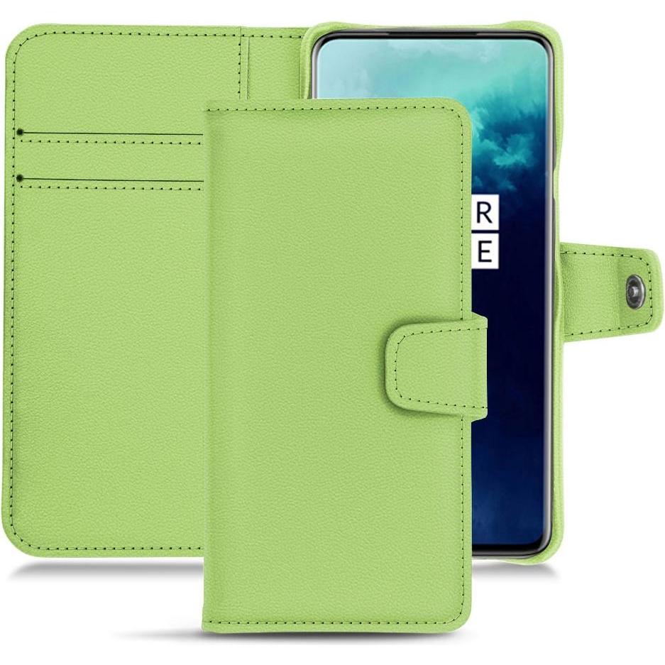 Noreve Lederschutzhülle Wallet (OnePlus 7T Pro), Smartphone Hülle, Grün