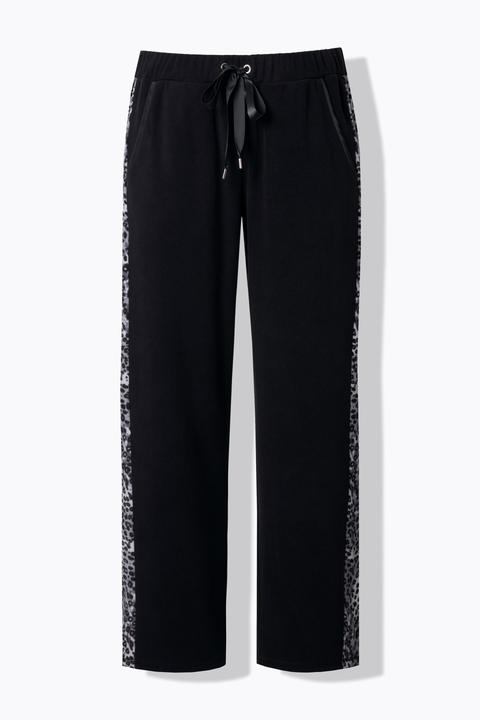 Produktbild Ulla Popken Loungewear-Fleecehose, Leomuster, Elastikbund (54, 56)