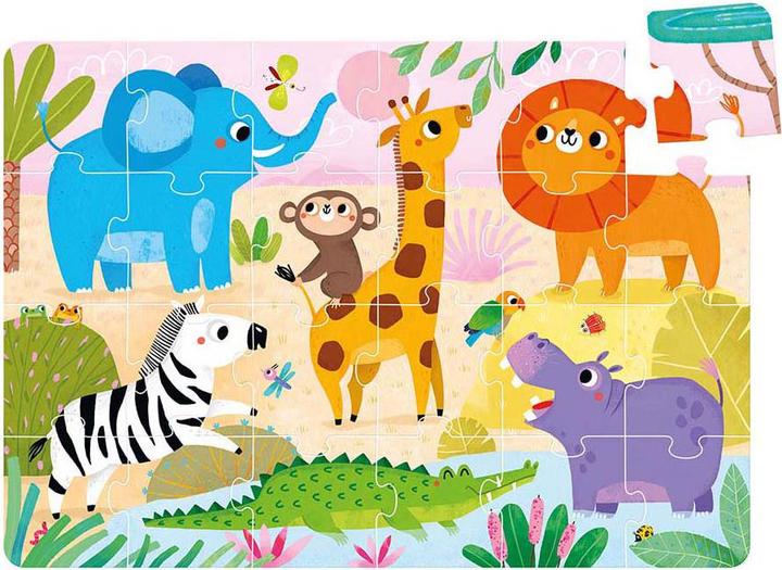 Produktbild Banana Panda – Wild Jumbo Puzzle Safari – 24-tlg.