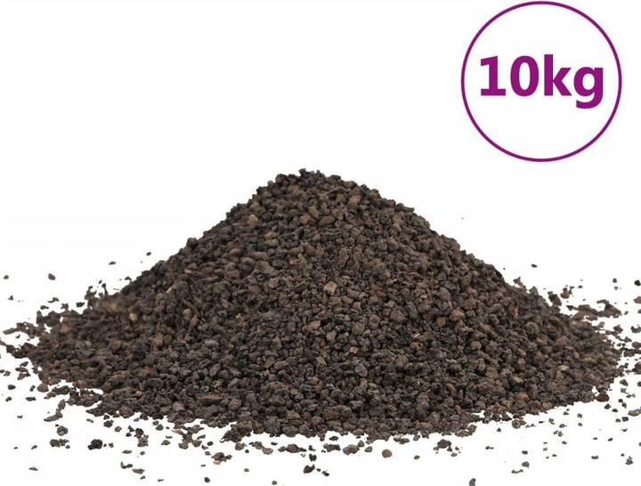 Produktbild vidaXL Basalt-Kies 10 kg Schwarz 1-3 mm,Farbe: Schwarz,Material (Dekoration, sonstige Gegenstände)