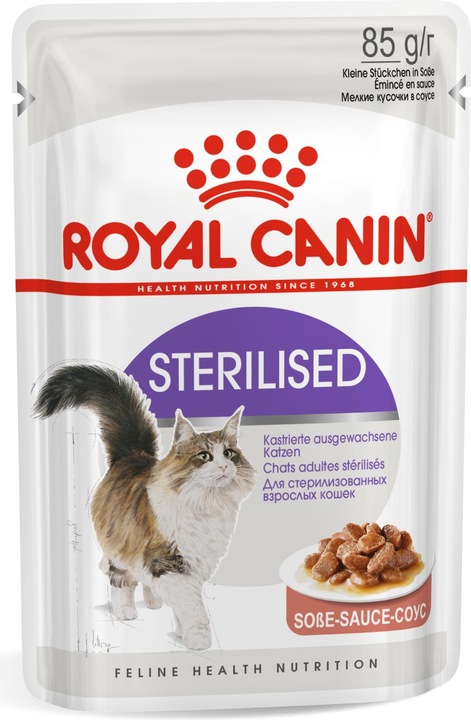 Actual product image Royal Canin Sterilised in sauce (Adult, 12 pcs., 1163.50 g)