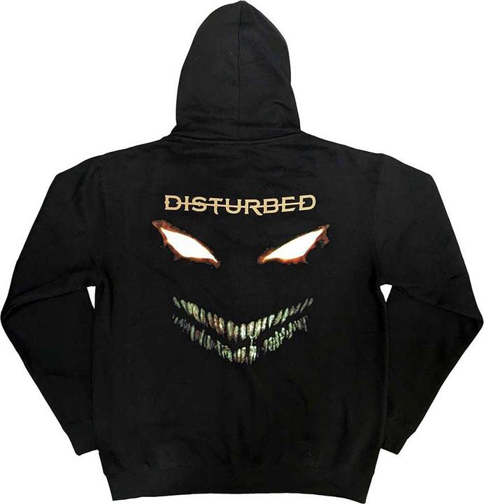 Immagine prodotto Disturbed The Face Felpa con Cappuccio e Zip Intera Stampa posteriore Adulto Unisex (XXL)