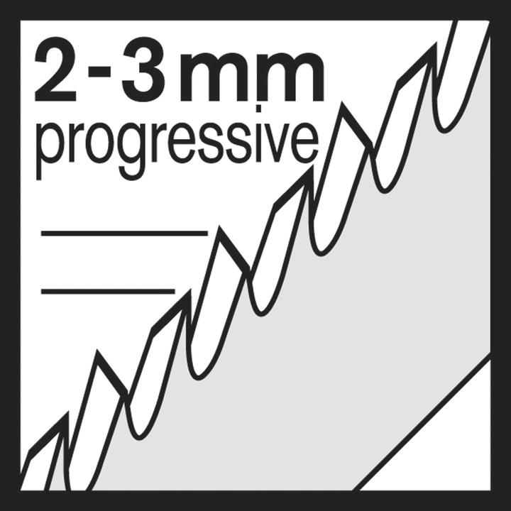 Actual product image Bosch Professional Zubehör Jigsaw blade T 234 X Progressor for Wood, pack of 3