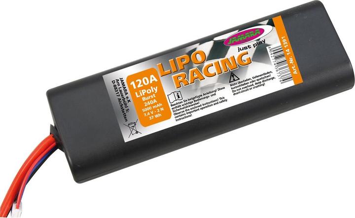 Actual product image Jamara Battery pack -Racing (7.40 V, 5000 mAh)