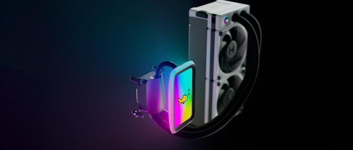 Actual product image Hyte Q60 240mm (black/white)