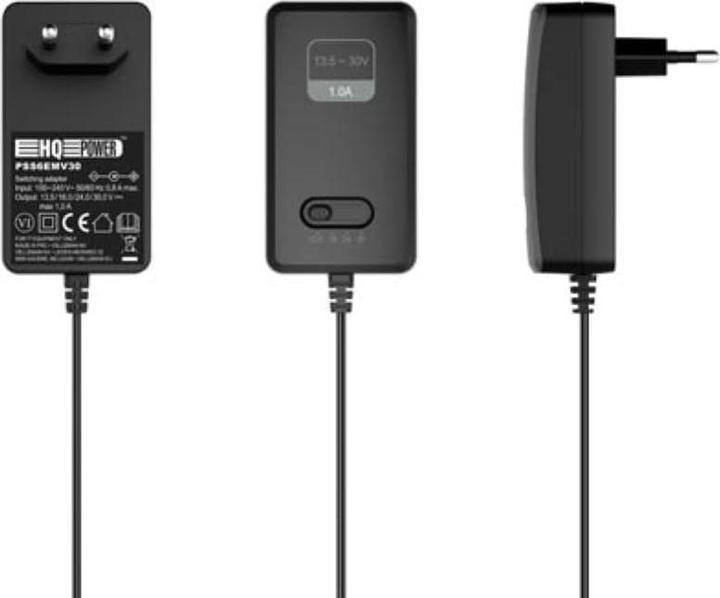 Actual product image Velleman COMPACT SWITCHING POWER SUPPLY WITH SELECTABLE OUTPUT - 13.5 TO 30 VDC - 30 W - 1 A max.