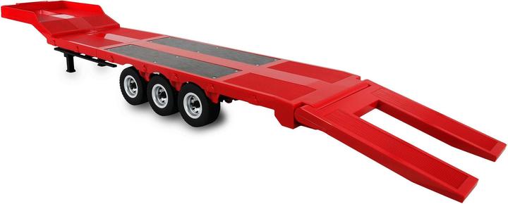 Image du produit Amewi Tieflader-Sattelauflieger Dreiachser für Scania 1:18 rot