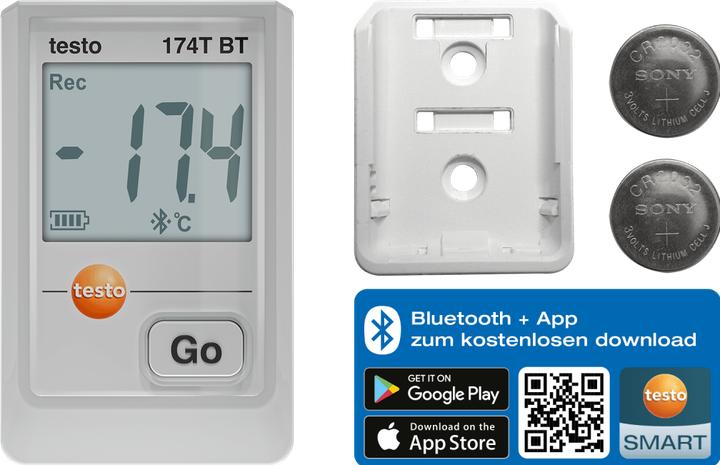 Immagine prodotto Testo Mini-Datenlogger 174 T / Bluetooth®