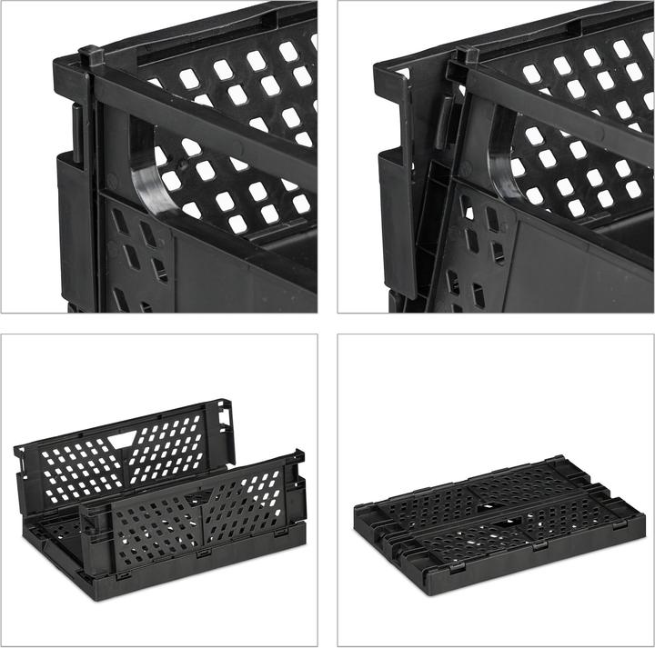 Actual product image Relaxdays 2x folding box (25 x 16.5 x 10 cm, 3.33 l)