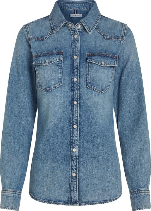 Immagine prodotto Tommy Hilfiger Camicia Slim Manica Lunga Denim (62)