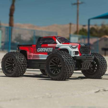 Produktbild Arrma M.TRUCK GRANITE BLX 1:10 4WD EP RTR 223S BLX Brushless - Red w/DSC (RTR Ready-to-Run)
