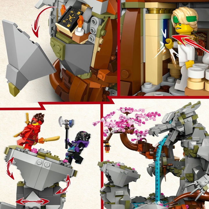 Produktbild LEGO Drachenstein-Tempel (71819, LEGO Ninjago)