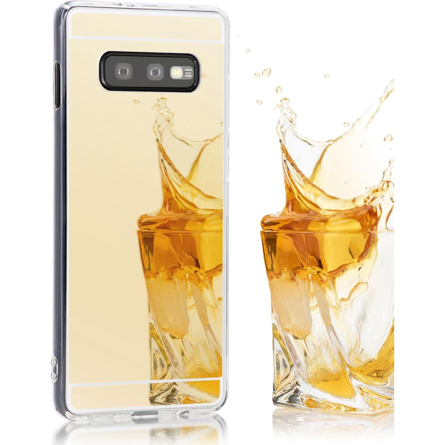 Nalia Spiegel Handyhülle (Samsung Galaxy S10e), Smartphone Hülle, Gold
