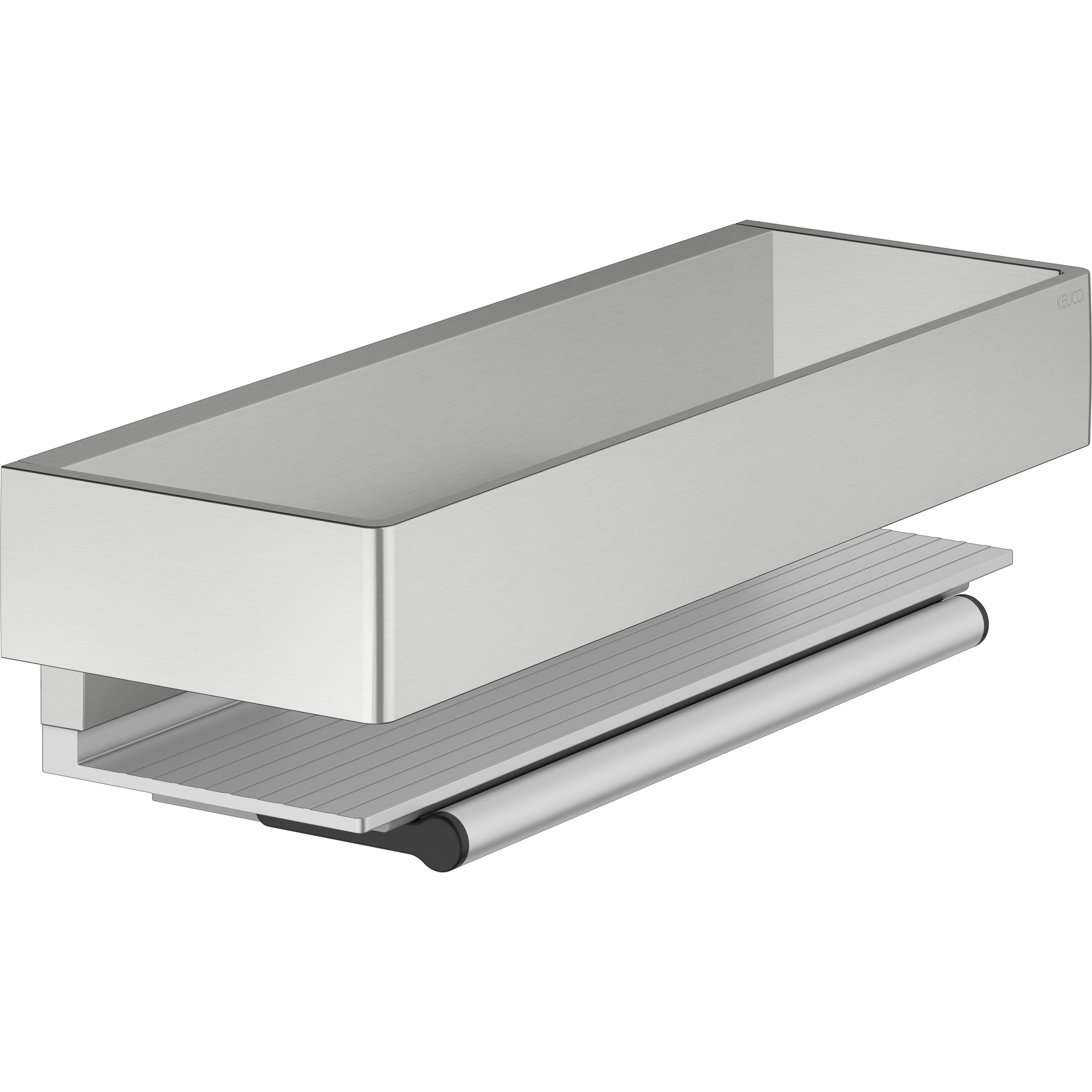 Keuco, Duschablage, EDITION 11 Duschablage mit Glasabzieher, abnehmbar