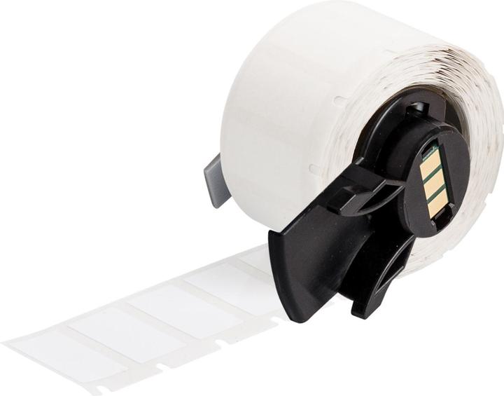 Productafbeelding Brady M6-17-483, polyester, wit, glanzend, 25,40 x 12,70 mm, extra sterke lijm (500 st.) (3.33 cm)