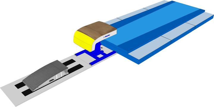 Produktbild Bänfer Fallschutz-Mattensatz ST-4 Exklusiv-Microswing