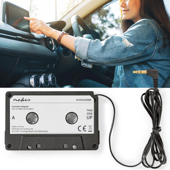 Actual product image Nedis Aux cassette adapter