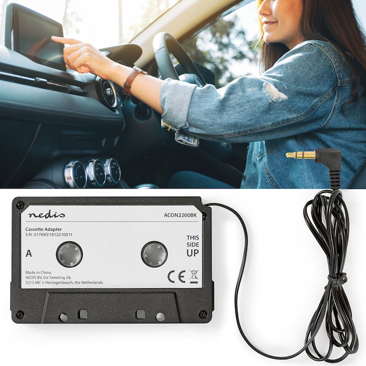 Actual product image Nedis Aux cassette adapter