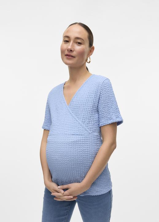 Image du produit Mamalicious Normal geschnitten V-Ausschnitt Top Bluse (S)