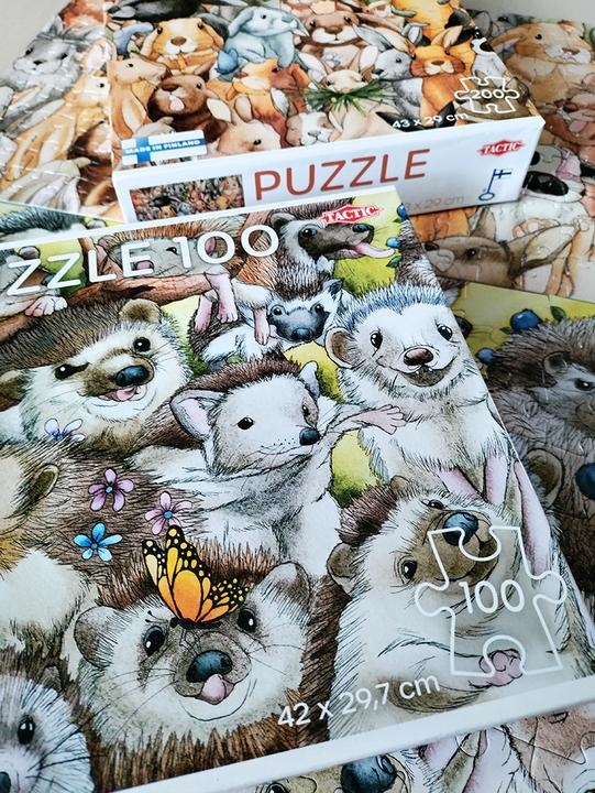 Produktbild Tactic Puzzle Lovers Hedgehogs 100 pcs puzzle (100 Teile)