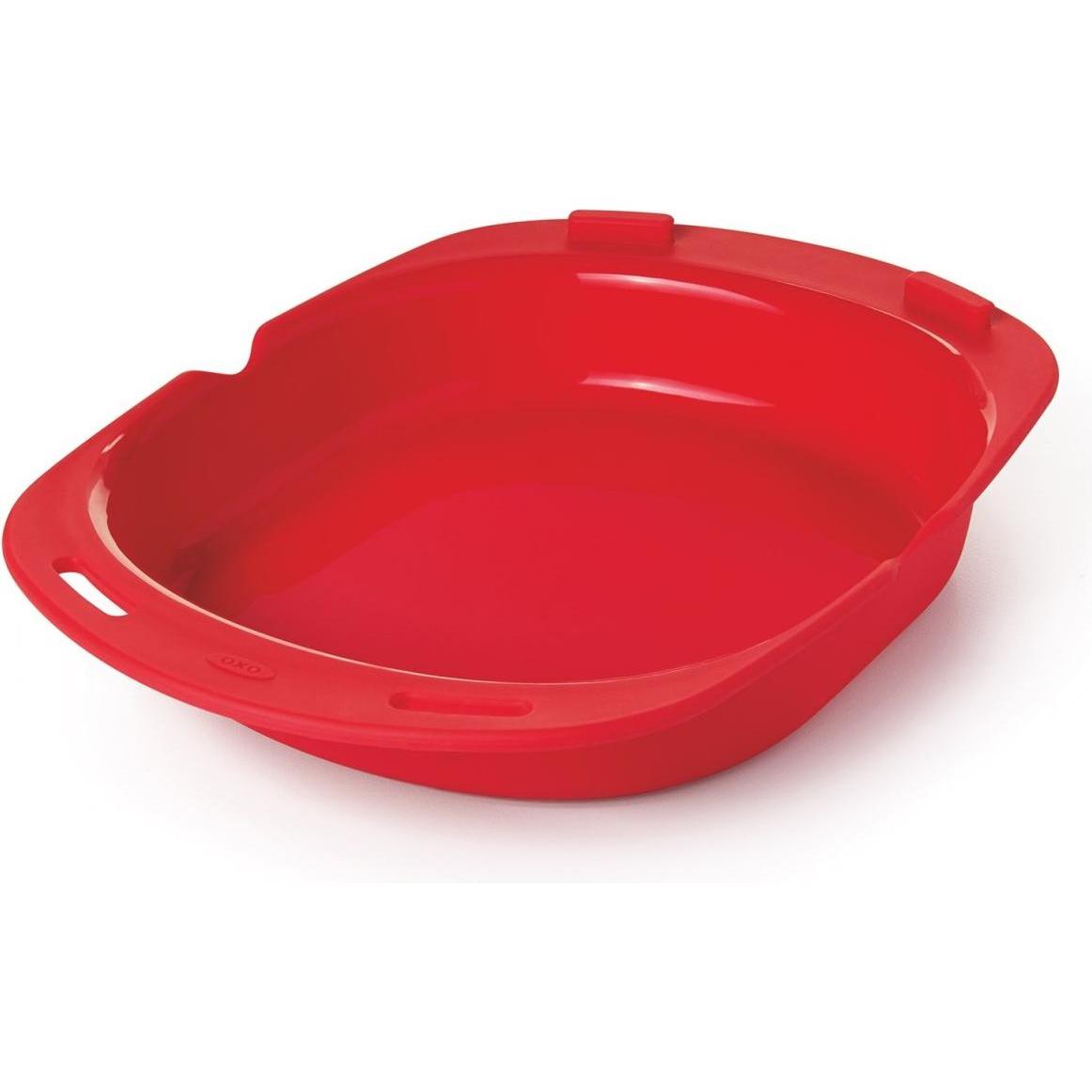 OXO Kit per omelette a microonde, rosso, Carta da forno, Rosso