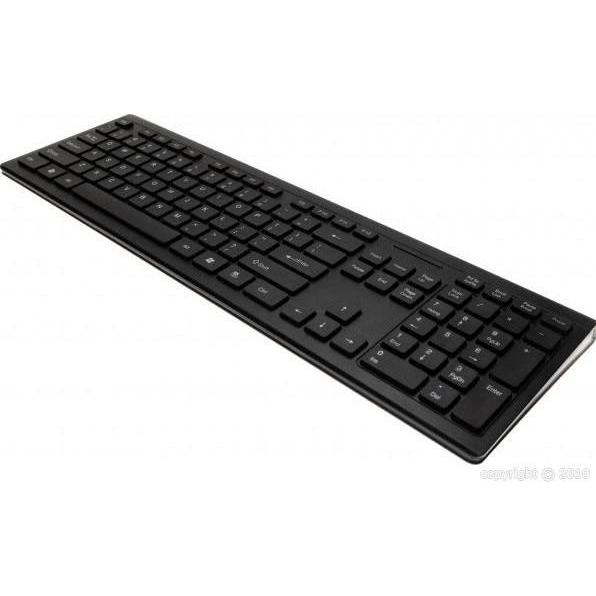 Dacomex Clavier sans fil compatibile K250W (Noir) (Francese, Senza fili), Tastiera, Nero