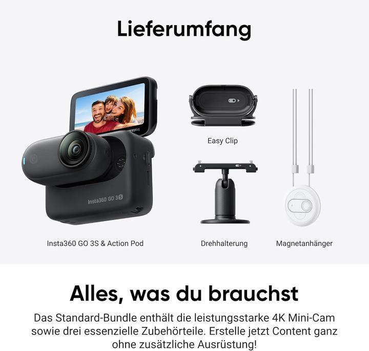 Actual product image Insta360 Mini-Kamera GO 3S (Bluetooth)