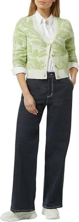 Actual product image Comma Strickjacke Flauschige Jacquard-Strickjacke (38)