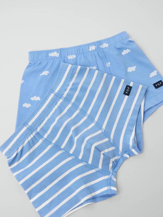 Produktbild PO.P 2-Pack Knaben Boxershorts mit Muster (92, 2er Pack)