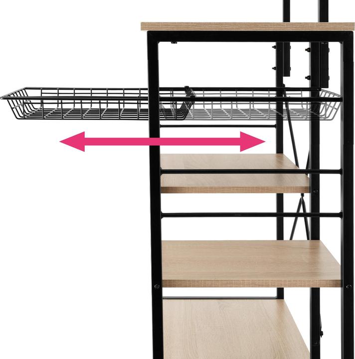 Immagine prodotto tectake Crawley (90 x 40 x 131.50 cm)