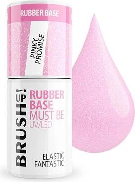 Immagine prodotto Brush up Base in gomma Brushup Must Be Uv Led Hybrid Nail Base elastica Fantastic Pinky Promise 5g (Base Coat)