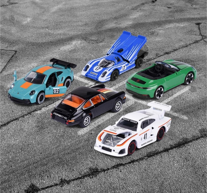 Immagine prodotto Majorette Porsche 5 pezzi confezione regalo