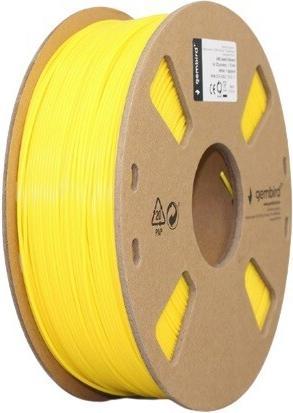 Actual product image Gembird Filament cassette ABS spool (ABS, 1.75 mm, 1000 g, Yellow)