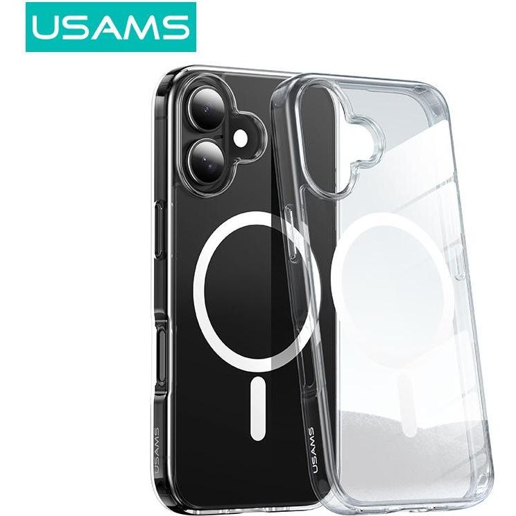 Usams Ice Magnetic (Apple iPhone 16), Smartphone Hülle, Transparent