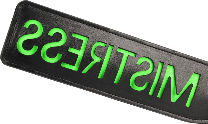 Produktbild Ouch! Mistress" Paddle - Glow in the Dark