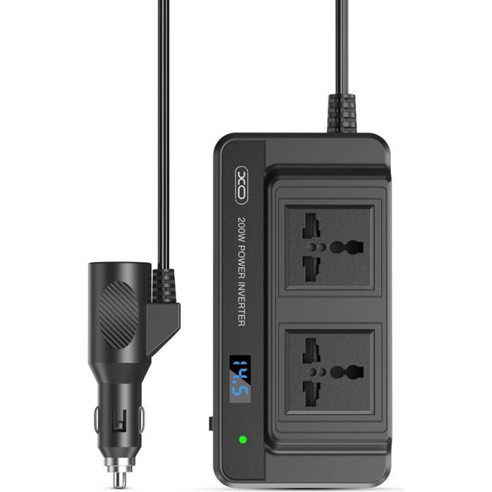 xO, Convertitore di tensione, Car Inverter CZ011, 200W, Black