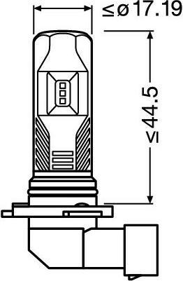 Produktbild Osram LEDriving FL (H10)