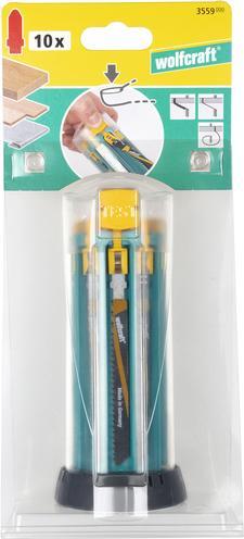Produktbild wolfcraft 1 Stichsägeblätter-Set 10-tlg. T-Schaft
