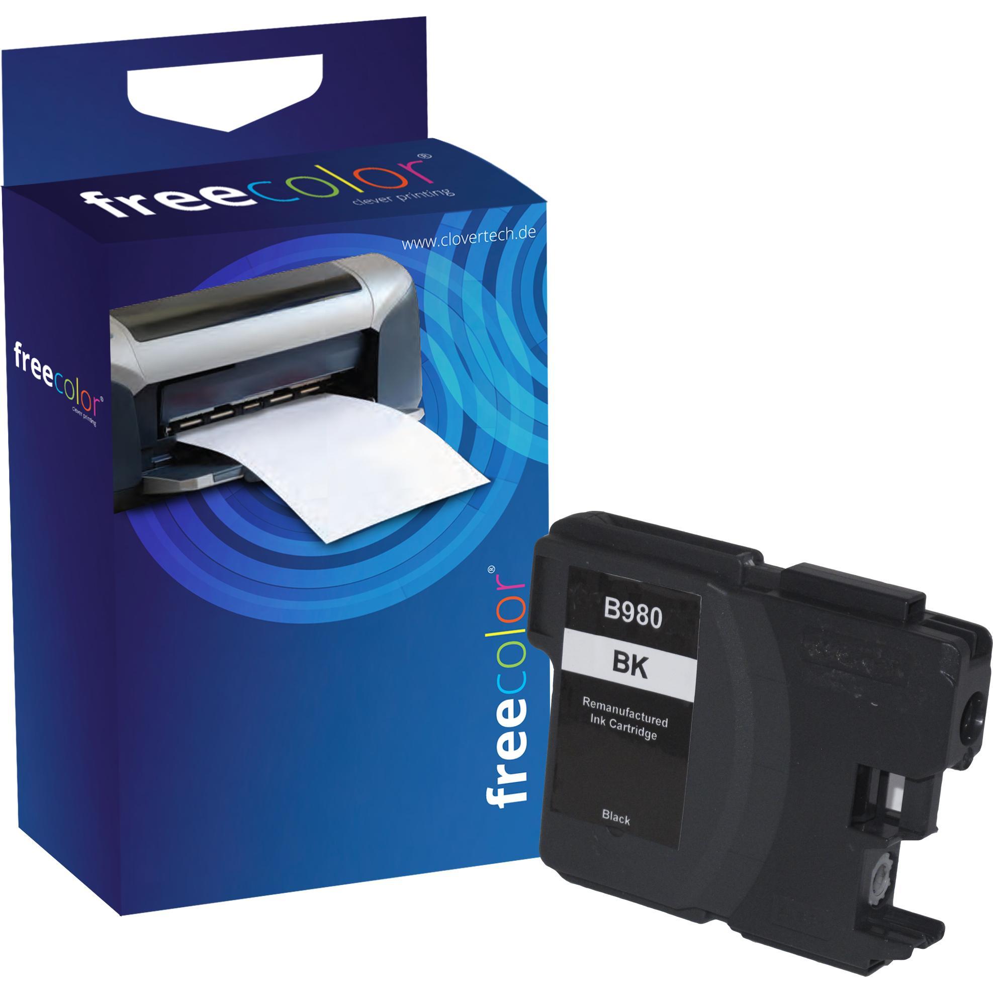 Freecolor, Druckerpatrone, BR980BK-INK-FRC, Pigment-based ink, 1 pc(s) (BK)