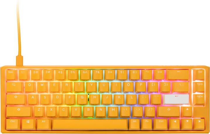 Produktbild Ducky One 3 Yellow SF Gaming Tastatur, RGB LED - MX-Black (US) (US, Kabelgebunden)