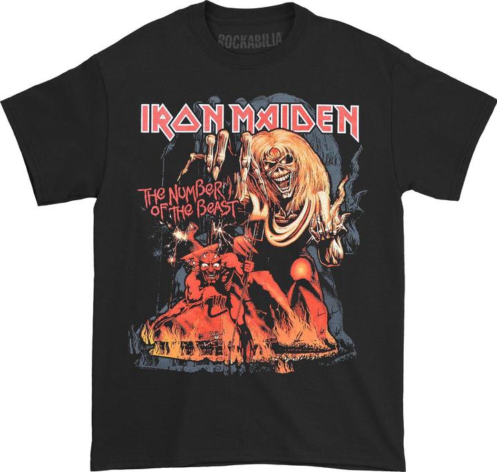 Produktbild Music Brand Number Of The Beast Graphic TShirt (M)