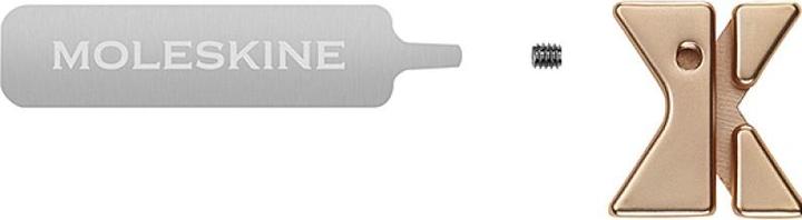 Image du produit Moleskine Pins Taurus Or (Non contraignant)