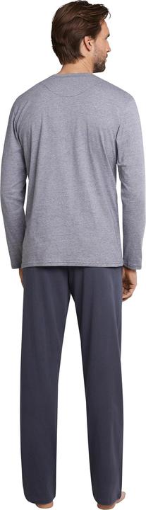 Produktbild Schiesser langer Herren Pyjama / Schlafanzug mit Knopfleiste (60)