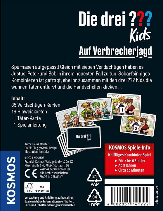 Produktbild Kosmos Die drei??? (Deutsch, 2 - 6 Spieler)