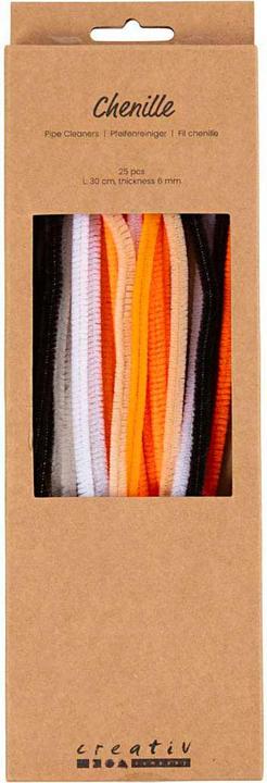 Produktbild Creativ Company Chenilledraht 25 Stück, Halloween Farben, Länge: 30 cm (0.30 m)