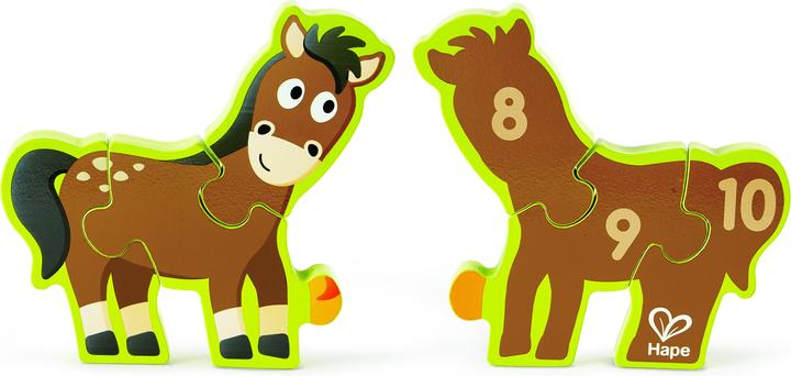 Produktbild Hape Zahlen & Farmtiere (10 Teile)