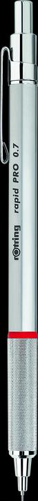 Immagine prodotto Rotring Biros rapid PRO CHROM retrattile Colore linea: blu, larghezza linea: M, indelebile (Cromatura, 1 x)