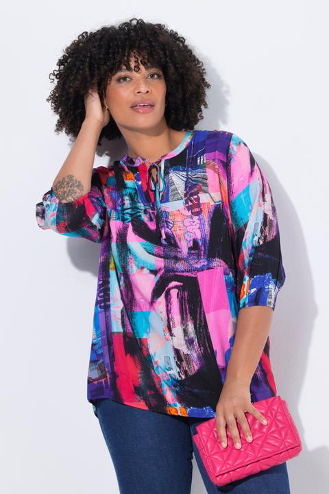 Produktbild Angel of Style Bluse, A-Linie, Alloverdruck (44)