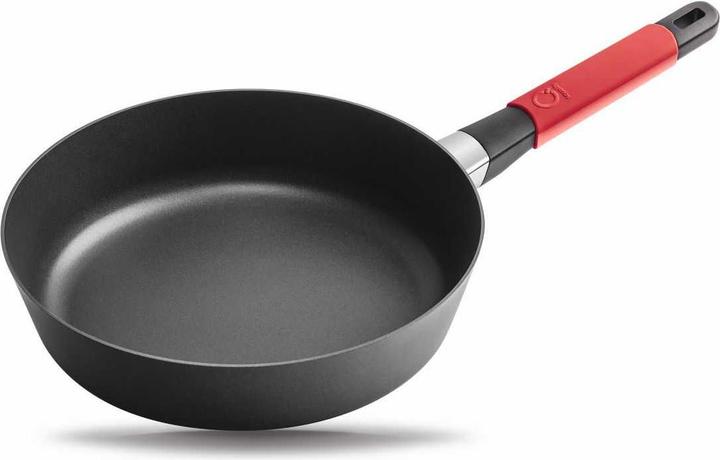 Squality Induo 28 cm non-stick frying pan red (Casserole + Stewpot, Cast aluminium)